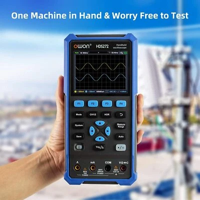 OWON HDS272 2IN1 Digital Oscilloscope 70MHz 250MSa/s Multimeter - Image 1 of 4