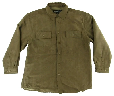 National Geographic Travel Collection Mens Jacket XL Brown Button Up - Image 1 of 4