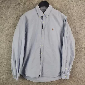 Ralph Lauren Shirt Mens Extra Large Blue Button Down Long Sleeve Pony 10708 - Picture 1 of 19