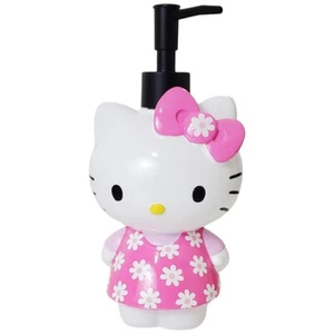 NUOVO HELLO KITTY SANRIO 3D AUTENTICO ROSA BAGNO LOZIONE SAPONE DISPENSER POMPA - Foto 1 di 6