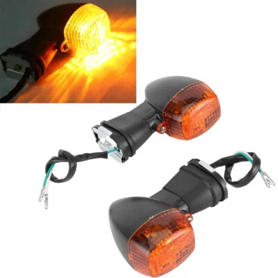 UK Front Turn Signals Indicator Lamp For Kawasaki Ninja ZX-6R 7R ZX-9R ZX-12R - Image 1 of 4
