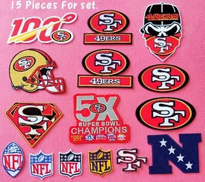 San Francisco 49ers 15Pcs Per Pack Football From Thai 🛫To🛬USA🚚USPS Agent. - Picture 1 of 2