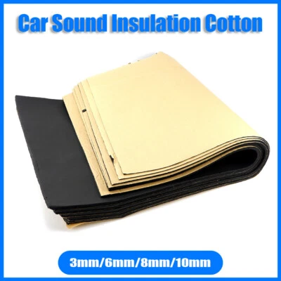 Firewall Sound Deadener Car Engine Hood Heat Shield Insulation Deadener Mat # - Image 1 of 4