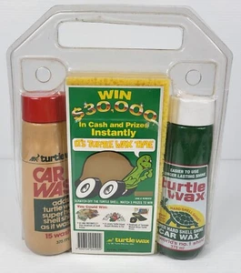 Vintage 1990 Turtle Wax Car Care Kit Wash & Wax New in Pack Free Post In Aust  - Picture 1 of 7