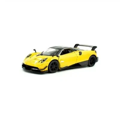 5400D By kinsmart 2016 PAGANI HUAYRA BC YELLOW 1/38 SCALE DIECAST CAR   - Image 1 of 4
