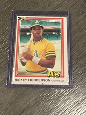 1981 Donruss Rickey Henderson Oakland Athletics #119