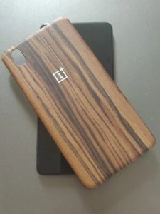 Genuine OEM Rosewood Unique Pattern Protective Rear Cover for OnePlus X - Picture 1 of 7