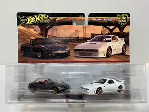 Mazda Miata 2024 Hot Wheels '04 + Mazda RX7 FC Pandem Premium paquete de 2 ¡¡NUEVO!!! - Imagen 1 de 7