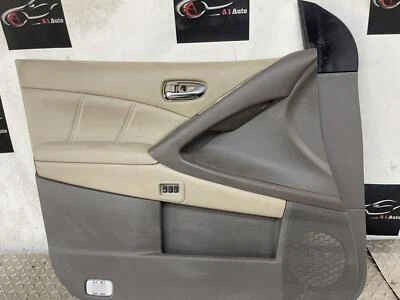 2011 - 2014 Nissan Murano Two Tone Front Left Driver Door Panel Beige Brown Oem - Image 1 of 4