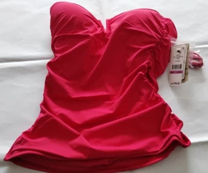 Bandini largo Tommy Bahama cereza perla en V alambre blindado talla XXS/TTP - Imagen 1 de 2