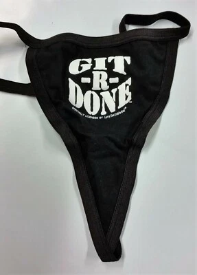 Bragas de bikini negras tanga tanga para mujer ropa interior hecha Git-R Foto 1 de 3