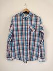 CANTERBURY Mens Shirt ~ Long Sleeve Button Up Collared ~Plaid Check~Size XL