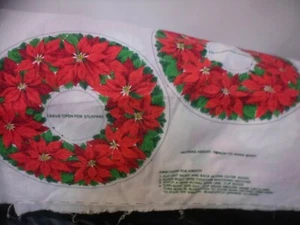 SPRING MILLS Pattern #7611 Christmas Wreaths FABRIC PANEL Two Cut & Sew  - Picture 1 of 1