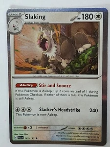 Pokémon TCG Slaking Scharlachrot & Violett - Paldea Evolved 162/193 Reverse Holo - Bild 1 von 2