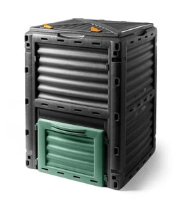Kunststoff Kompost Behälter schwarz - 300 Liter - Garten Kompostierer Komposter - Bild 1 von 2