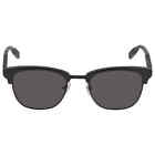 Męskie okulary przeciwsłoneczne MontBlanc Grey Browline MB0164S 001 52 MB0164S 001 52