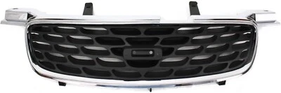 Se adapta a 00-03 Sentra CA/GXE/SE cromo negro ABS parachoques delantero malla capó superior rejilla Foto 1 de 4