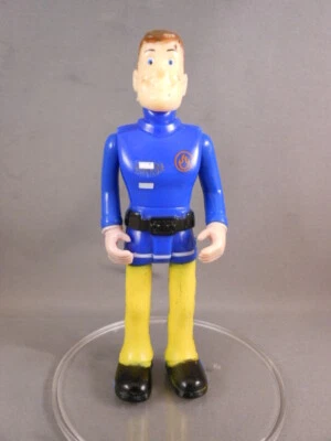 Rare Vtg Fireman Sam Fire Fighter TV Cartoon Adventure Hero 4 7/8" Figure - Image 1 of 4