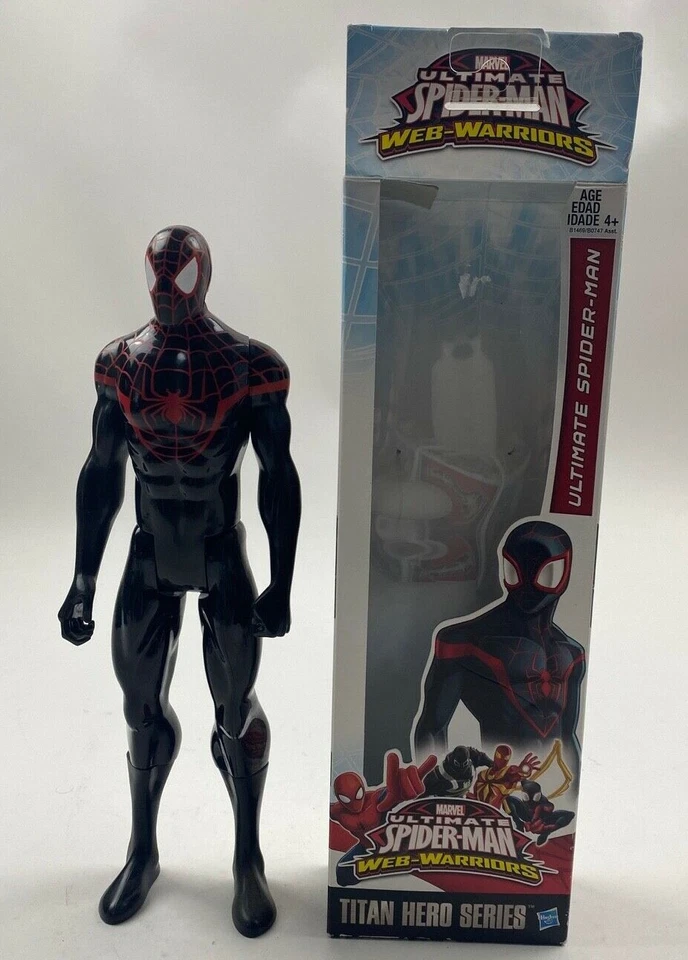 "Figura de acción Marvel Web Warriors Ultimate Spider-Man Titan Hero Series 12"""  Foto 1 de 1
