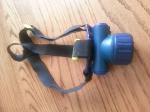 Coleman Adjustable Blue Headlamp w/ Spare Bulb - Picture 1 of 6