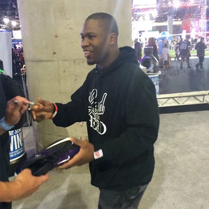SCARPE DA CALCIO JUSTIN FORSETT RAVENS NIKE VAPOR PRO TACCHETTI-PROOF ESATTA COA - Foto 1 di 10