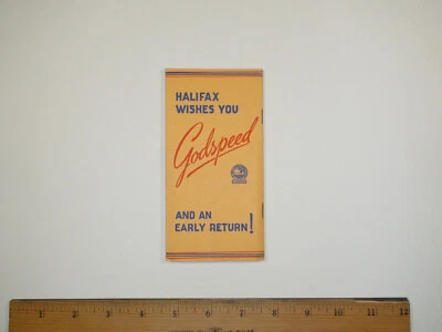 Libro guía y diario personal vintage 1951 City of Halifax Nueva Escocia - PERFECTO Foto 1 de 4