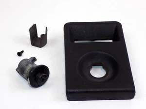 REAR Cargo Cubby Storage Door Lid Lock Trim Set 1986 OEM 1984-1996 C4 Corvette - Picture 1 of 24