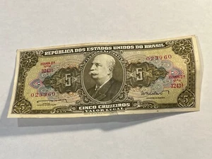 Billet Brésil 5 Cruzeiros (113-25/A093) - Imagen 1 de 2
