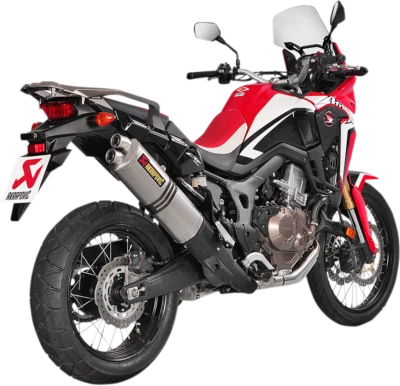 S-H10SO16-WT SLIP-ON LINE MUFFLER TITANIUM HONDA CRF 1000 L ABS AFRICA TWIN 2018 - Immagine 1 di 2