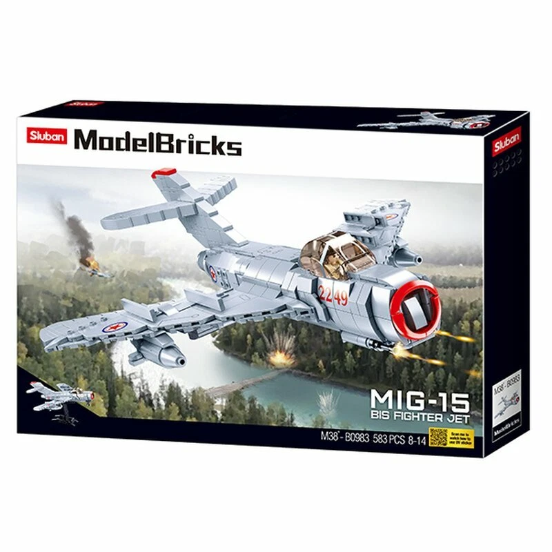 Sluban 0983 - Old Russian Fighter Aircraft - New - Image 1 of 1