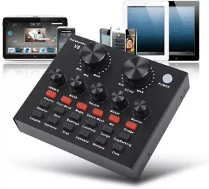 REMALL V8 -Live the sound Card- USB V8 Live External Sound Mixer Board (IL/RT... - Picture 1 of 1