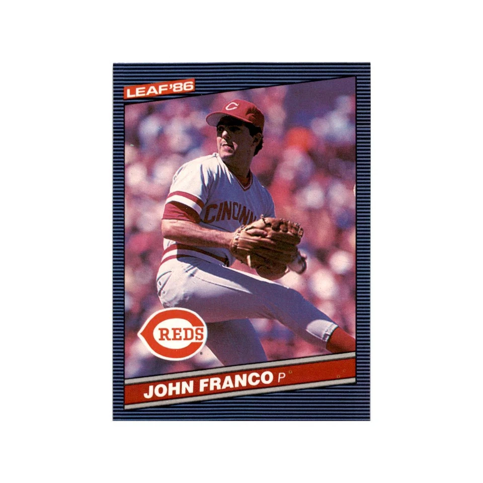 John Franco 1986 Leaf #240 Cincinnati Reds Baseball Card NM - Image 1 of 3