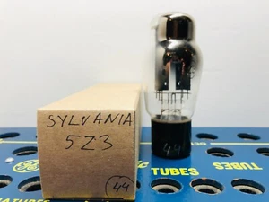 Sylvania 5Z3 Black Plate Top Side D-Getter Tested Strong Balanced Tube - Picture 1 of 14