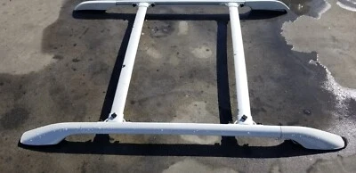 ⭐2003-2007 LEXUS LX470 BARRA TRANSVERSAL DE TECHO ALMACENAMIENTO CON PERNOS PINTADOS DE BLANCO Foto 1 de 4