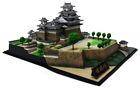 Doyusha Japan's famous castle S-21 Himeji Castle plastic model 1/500 DHL FREE