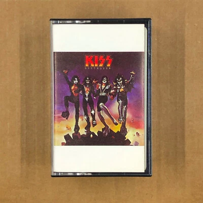 KISS Cassette Tape 70s Metal Glam DESTROYER DETROIT ROCK CITY CRC CLUB EDITION - Image 1 of 4
