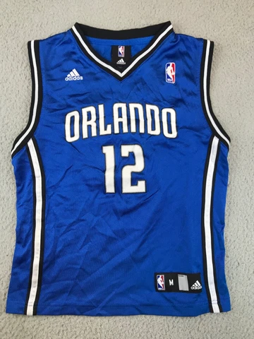 Orlando Magic Howard #12 Jersey Youth Medium 10-12 Blue Sleeveless V-Neck Adidas Cover