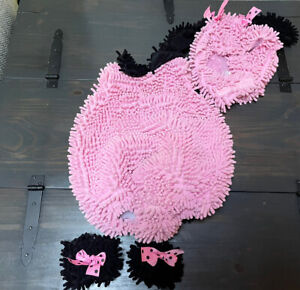 Princess Paradise Shaggy Pink Poodle bodysuit costume Size 18M- 2T Toddler Girl