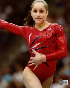 JORDYN WIEBER SIGNED AUTOGRAPHED 8x10 PHOTO OLYMPIC GOLD GYMNASTICS BECKETT BAS - Picture 1 of 2