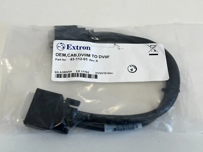 ZZ15:  Extron 43-111-01 OEM CAB DVIIM DVIIF/VGAF Cable - Image 1 of 4