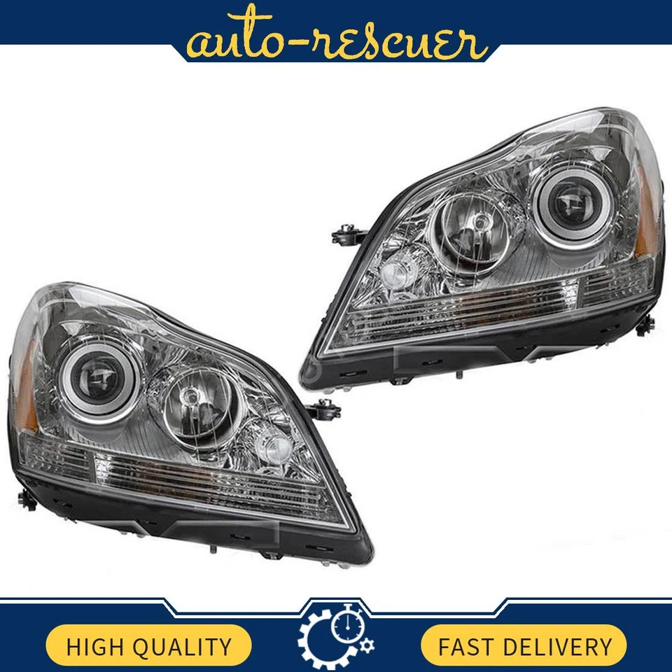 Conjunto de faros izquierdo derecho TYC 2x para Mercedes-Benz GL320 2007 a 2009 Foto 1 de 4
