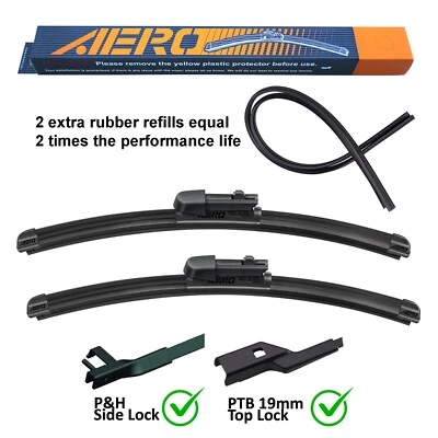 Limpiaparabrisas Aero 24"+24" repuesto OEM para Mercedes-Benz C250 2014-2009 Foto 1 de 4