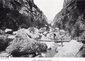 IMAGE 1901 PRINT LES GORGES DU LOUP - Picture 1 of 1