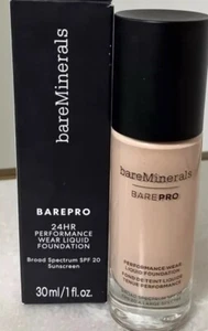 bareMinerals Original Medium Tab 18 Foundation Liquid 1oz SPF 20 Mineral Makeup - Picture 1 of 3