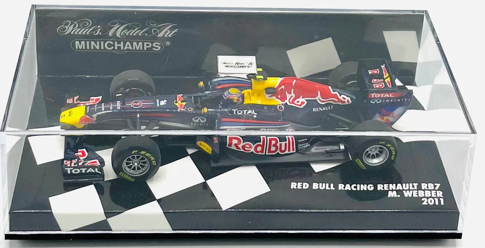 EBOND F1 Red Bull Racing Renault RB7 - M.Webber 2011 - MiniChamps - 1:43 - 0484 - Immagine 1 di 1