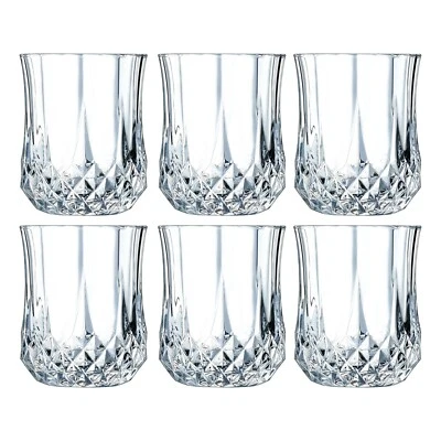 Eclat Cristal d'Arque Longchamp 45ml Crystal Shot Glass Bar Whisky Vodka Diamond - Image 1 of 4