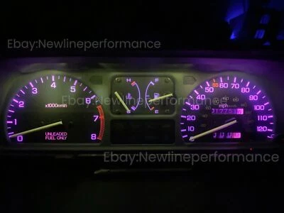 New Pink LED Cluster Bulb KIT For Honda Civic EF / Wagon / CRX CR-X 1988-1989 - Изображение 1 из 3