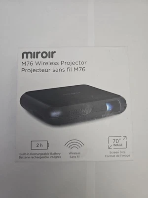 Miroir M76 Wireless Projector - Black - OB - Image 1 of 4