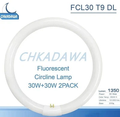 FCL30/30K Circular Fluorescent Light Bulbs T9 9 inch 30 Watts, Round FCL30 - Image 1 of 4