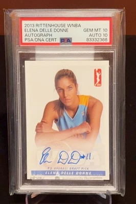 Rittenhouse WNBA 2013 autógrafo de Elena Della Donne PSA/ADN. PSA 10 ADN 10 ¡Raro! Foto 1 de 2